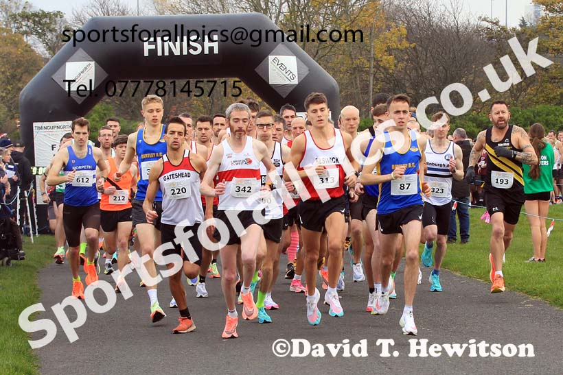 Senior Mens and Senior Womens 2022 Heaton Memorial 10k Road Race, Newcastle Town Moor.  Photo: David T. Hewitson/Sports for All Pics